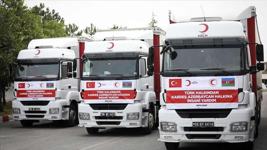 Türk Kızılay'dan Azerbaycan'a Destek